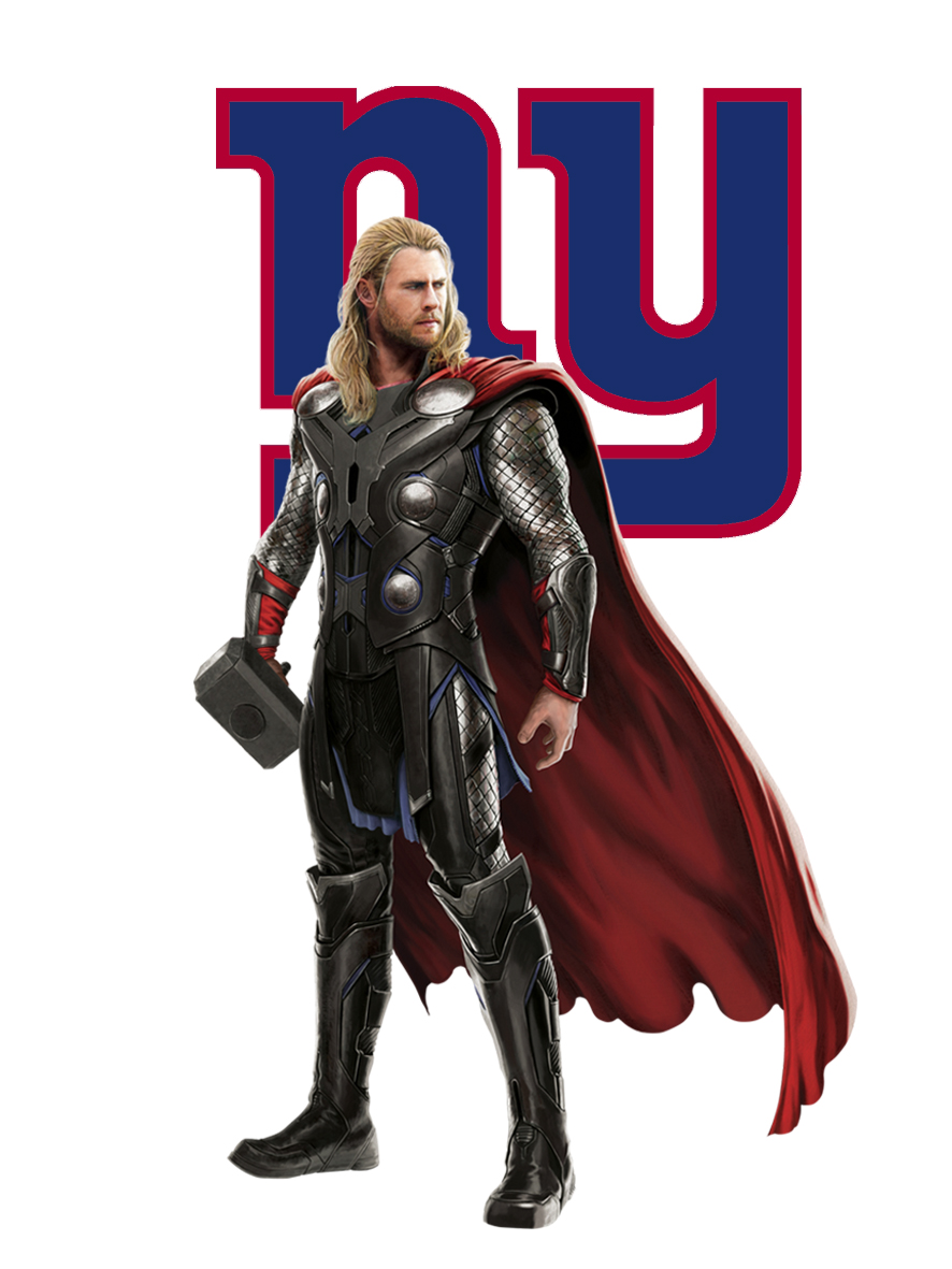 New York Giants Thor Logo vinyl decal